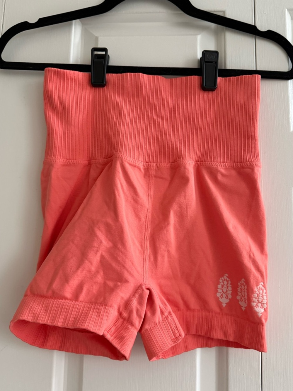 FP Movement by Free People Coral High-Rise Bike Shorts